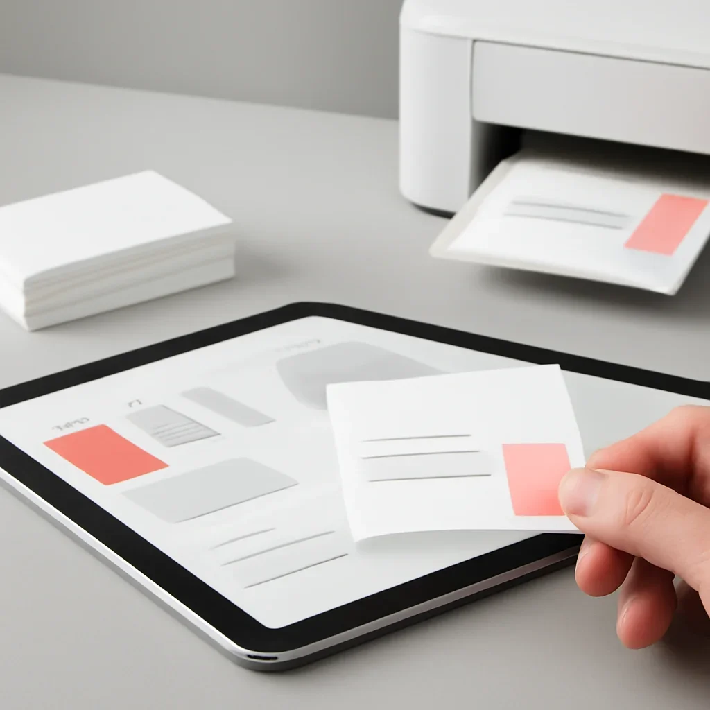 How to Design a Business Card ready for delivery, installation, or event setup