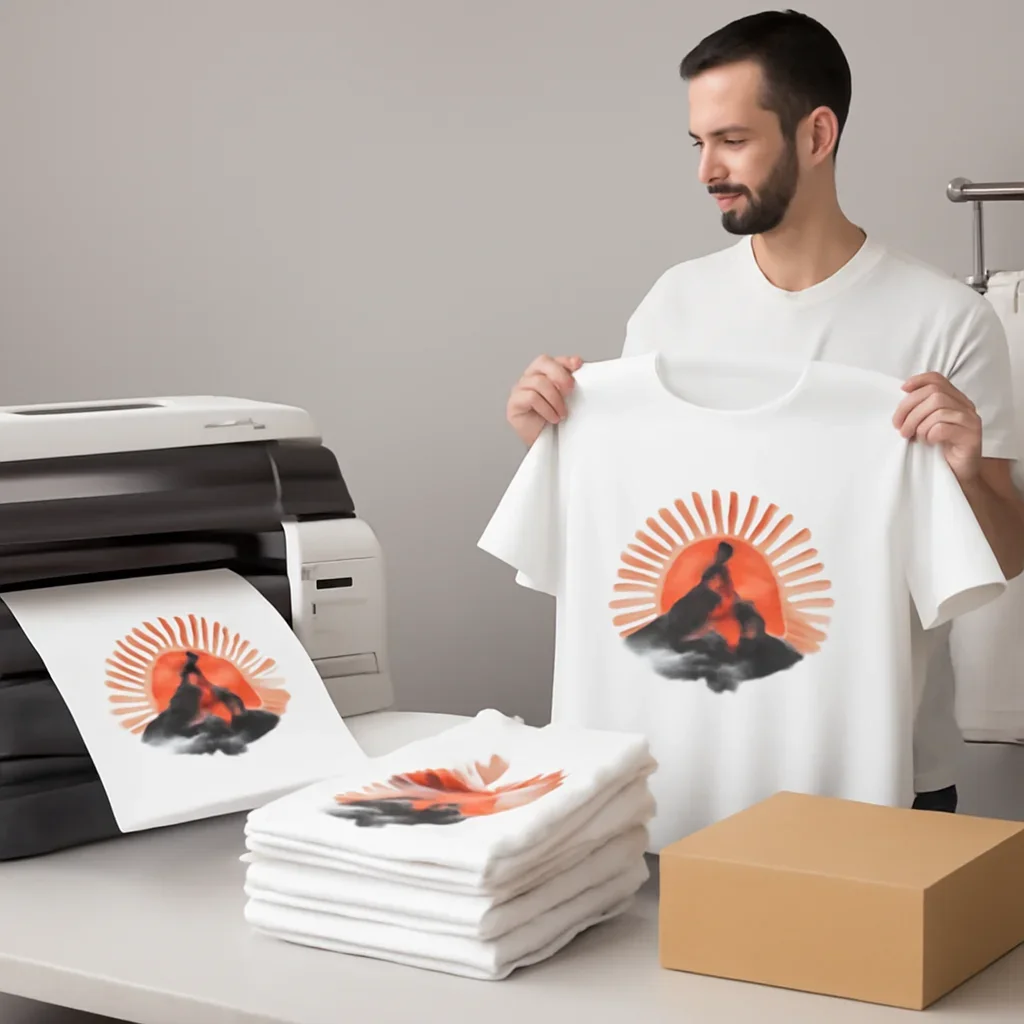 How to Start a T-Shirt Business with DTF ready for delivery, installation, or event setup