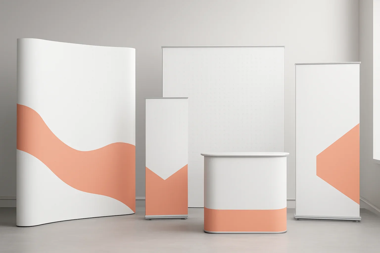 Trade Show Display Ideas for Small Business presented in a clean promotional setting