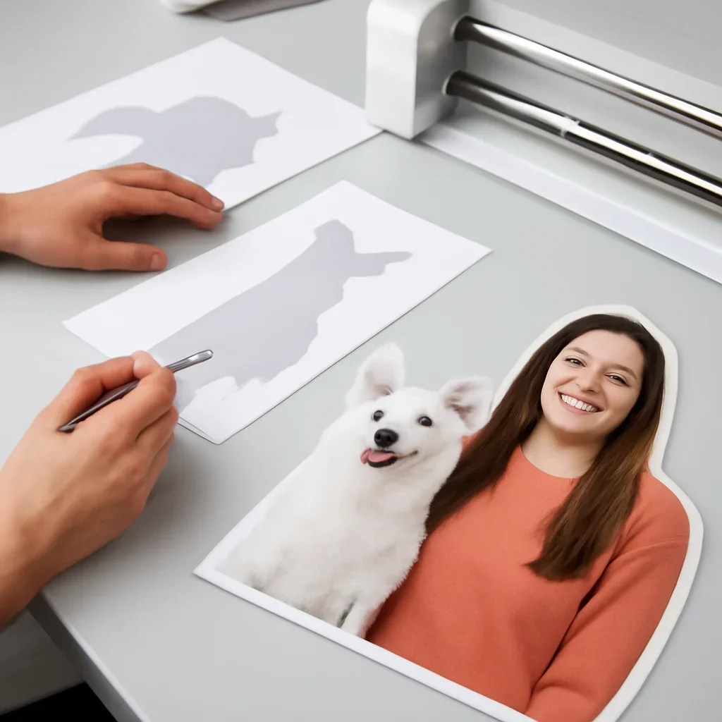 Custom Cutouts artwork and production planning in progress
