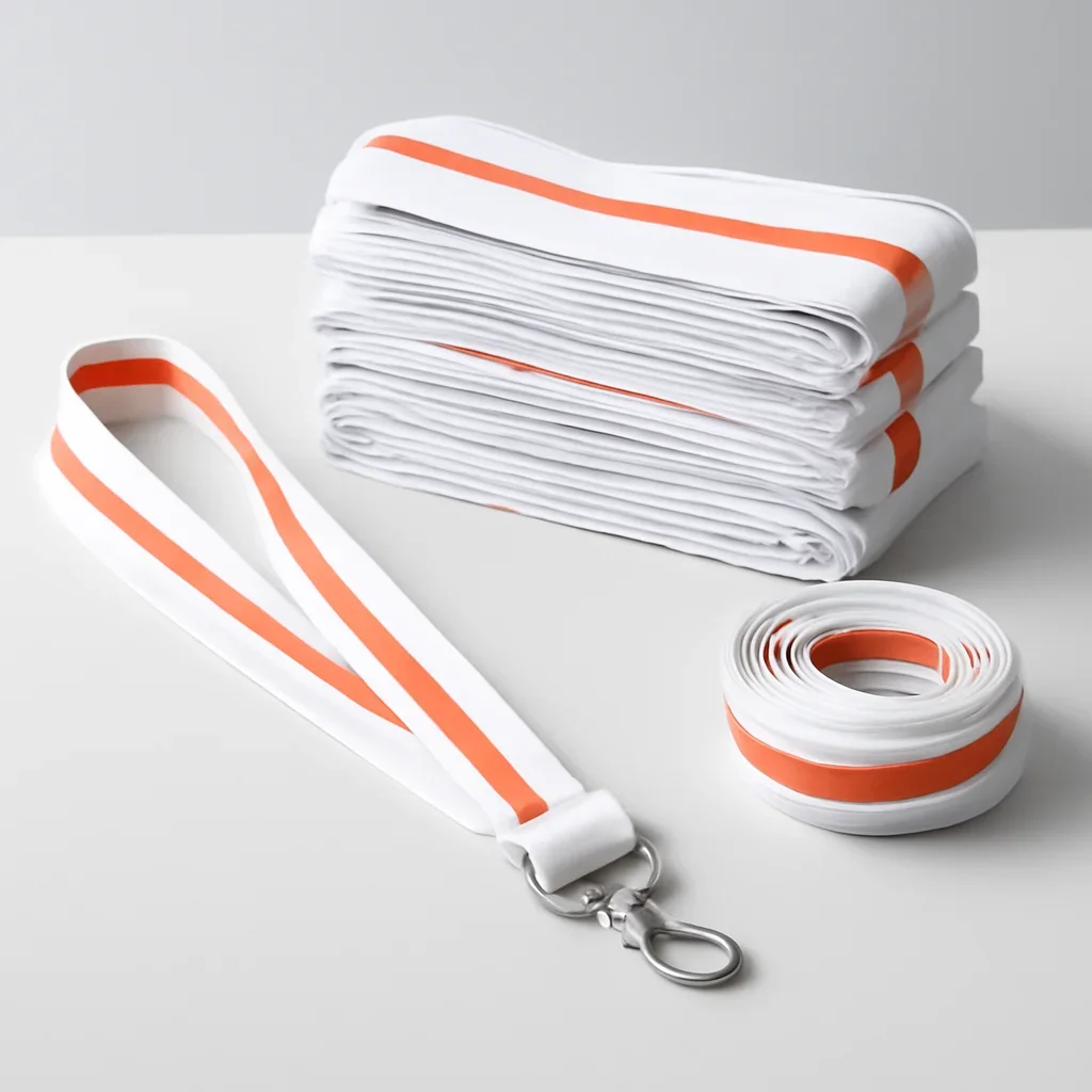 Custom Lanyards ready for delivery, installation, or event setup