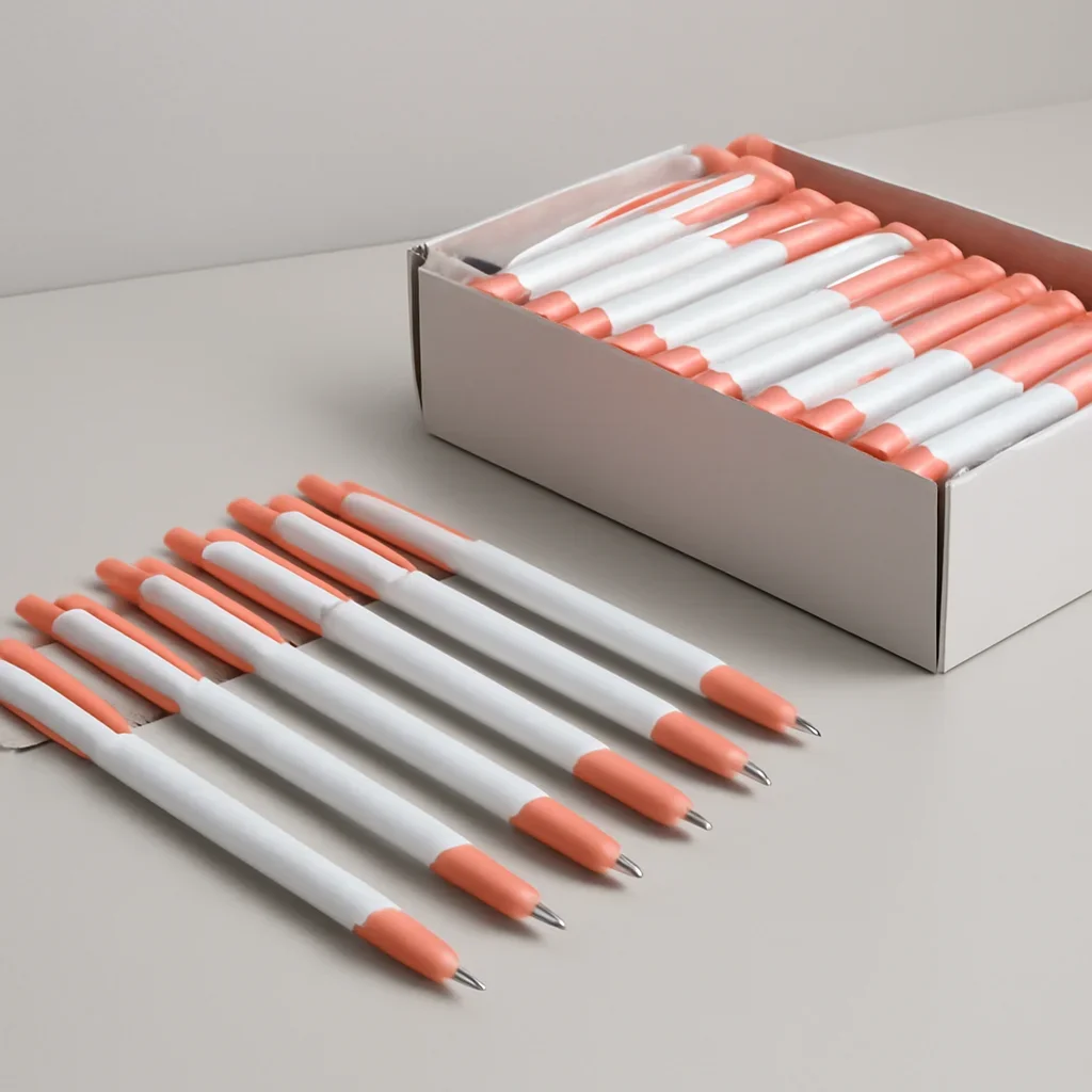 Custom Pens ready for delivery, installation, or event setup