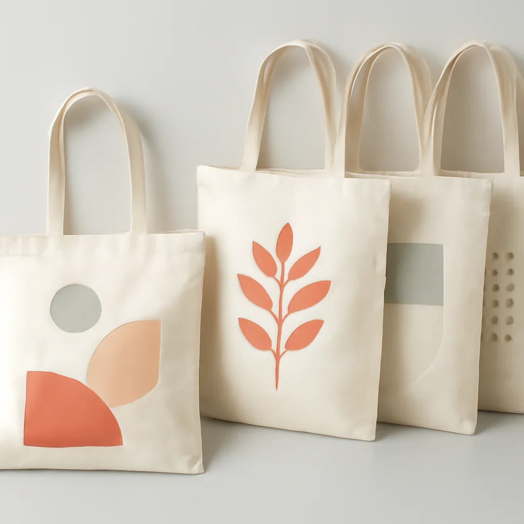 Custom Tote Bags ready for delivery, installation, or event setup