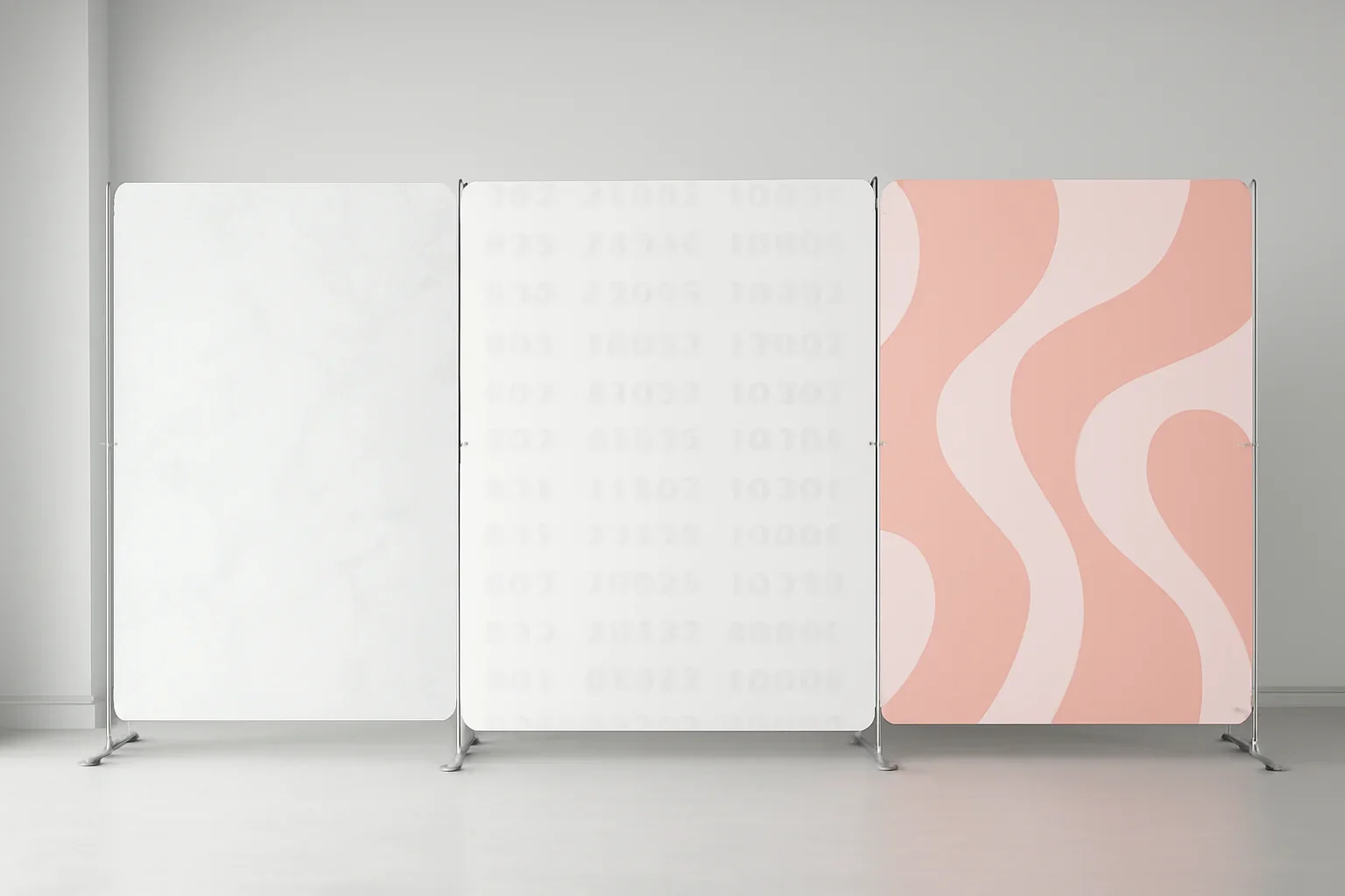 Media Wall Backdrops presented in a clean promotional setting