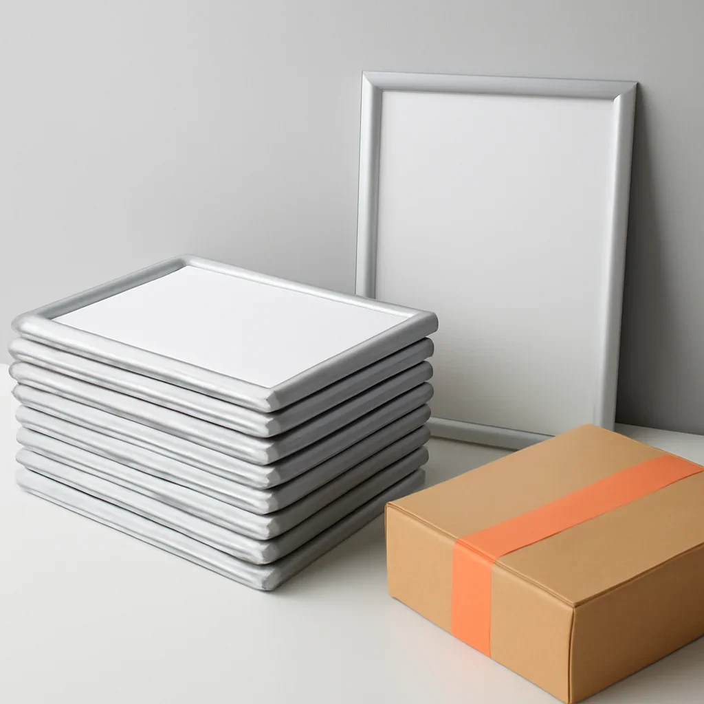 Snap Frames ready for delivery, installation, or event setup