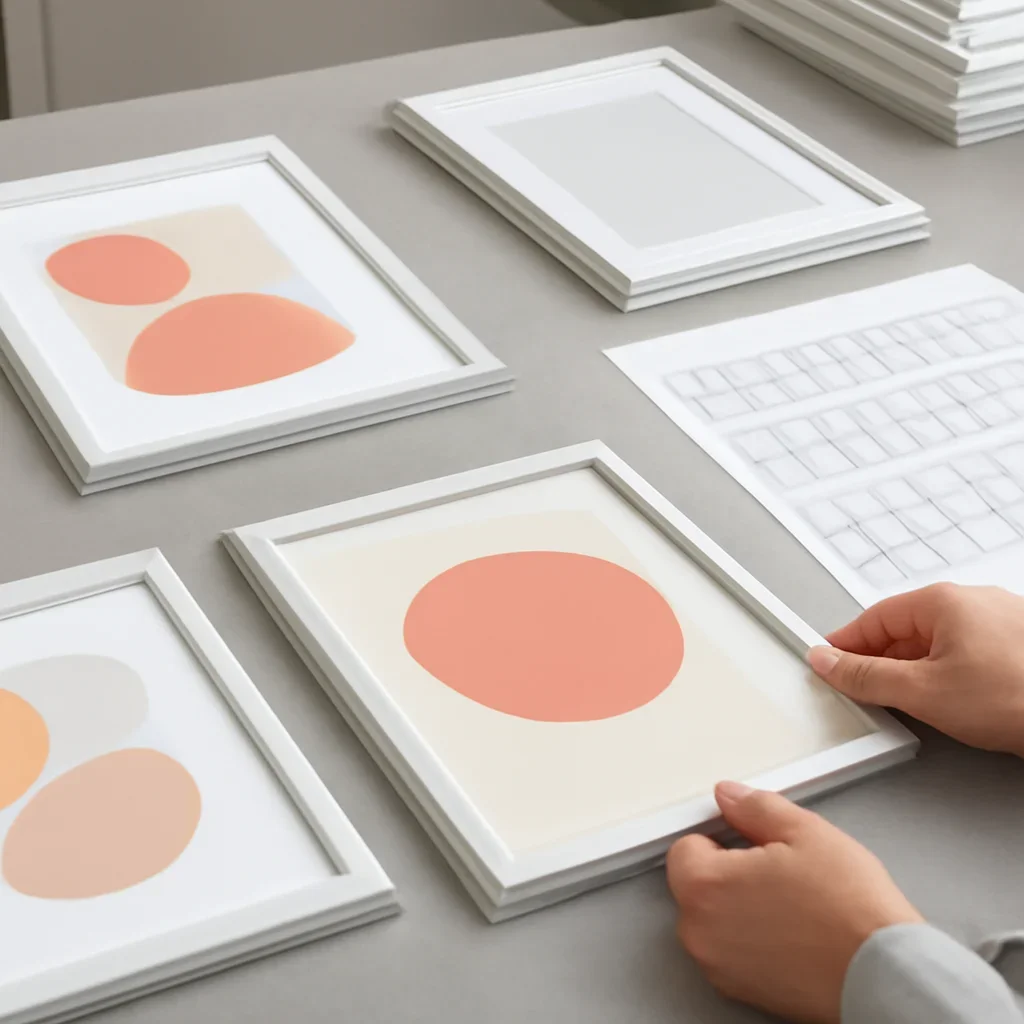 Snap Frames artwork and production planning in progress