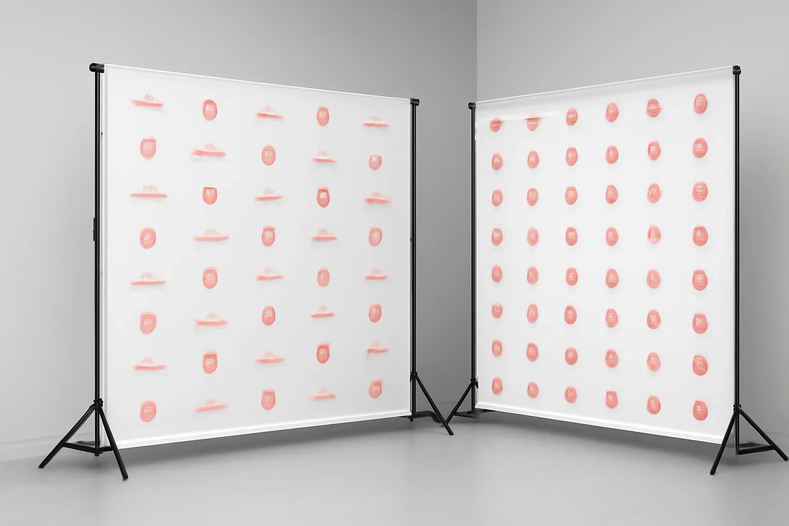 Step and Repeat Backdrops presented in a clean promotional setting