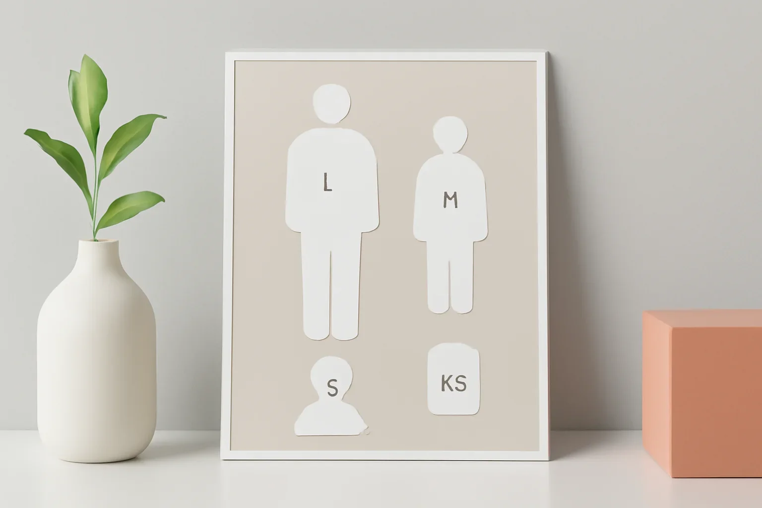 Cutout Size Guide presented in a clean promotional setting