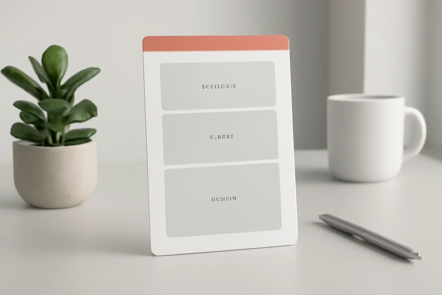 ID Card Size Guide presented in a clean promotional setting