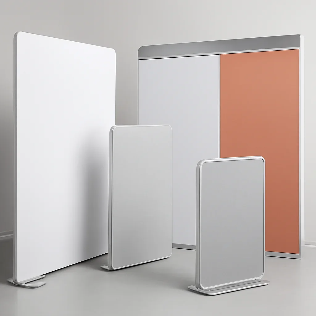 Close look at tension fabric and exhibition display walls materials, finishing, and layout choices