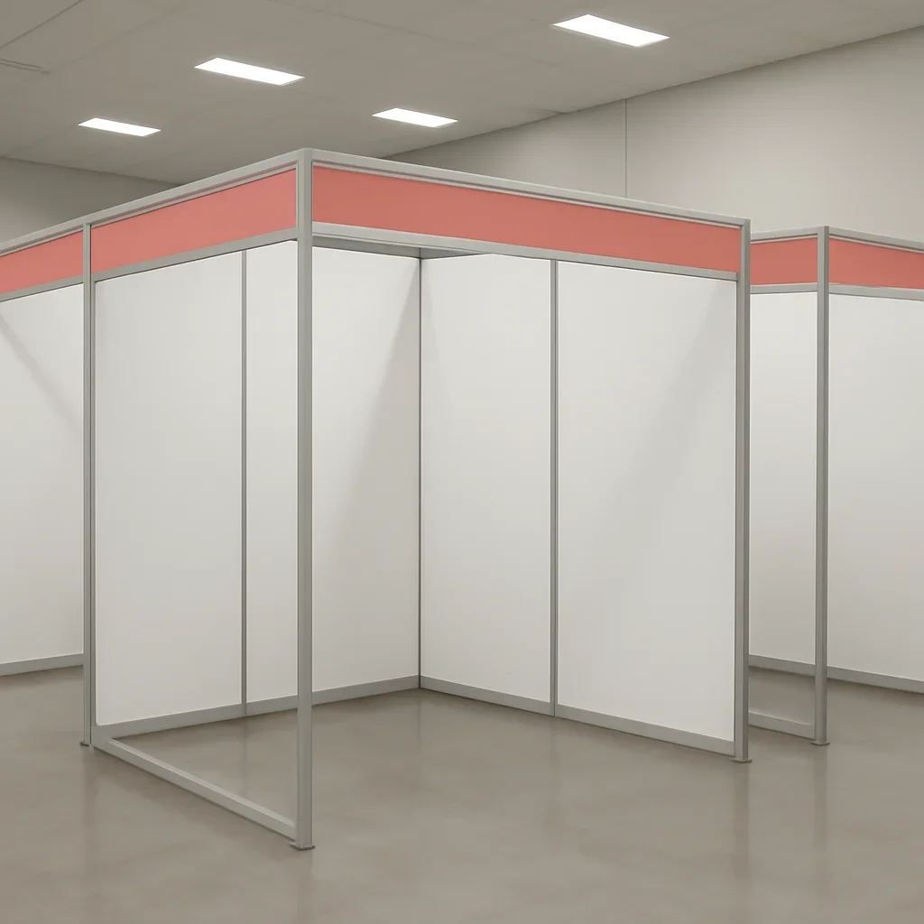10x10 Trade Show Booths ready for delivery, installation, or event setup