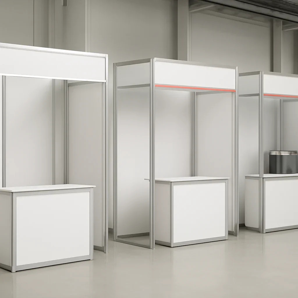10x20 Trade Show Booths ready for delivery, installation, or event setup