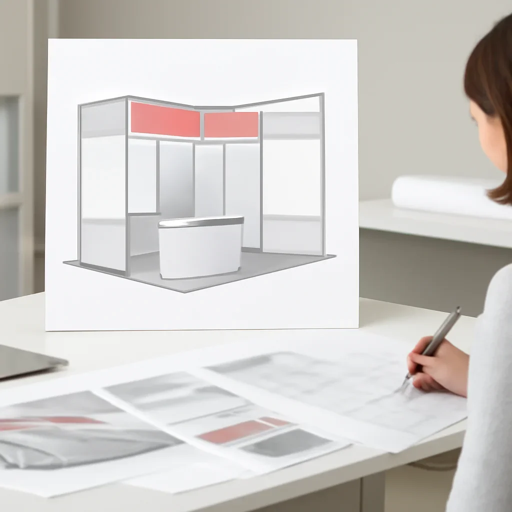 20x20 Trade Show Booths artwork and production planning in progress